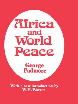 cover image of Africa and World Peace